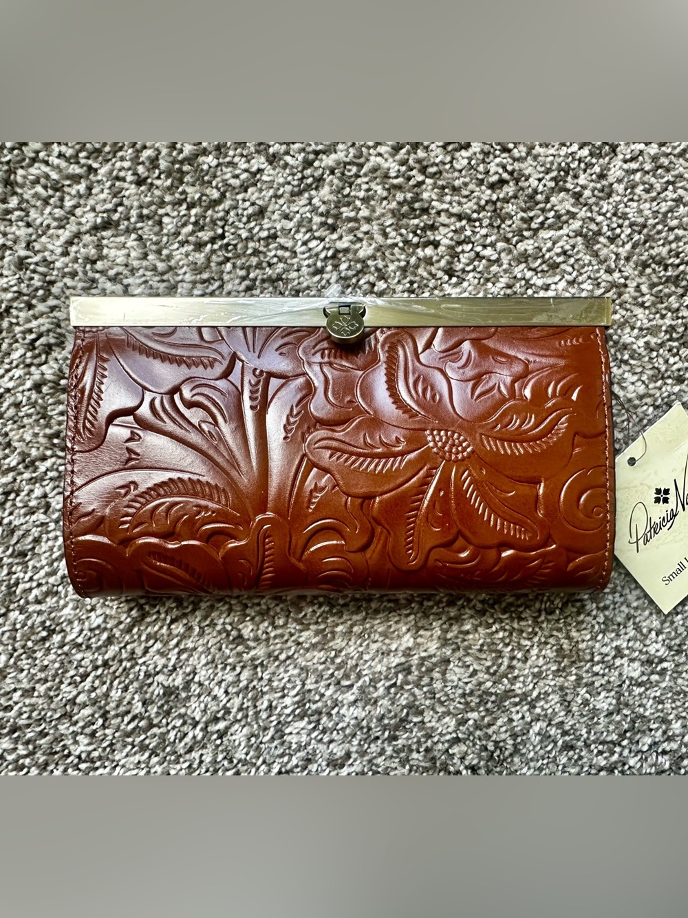 Patricia Nash Tooled Floral Leather Wallet Cauchy Florence